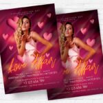 Love Affair Flyer - Winter PSD Template