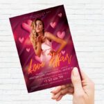 Love Affair Flyer - Winter PSD Template