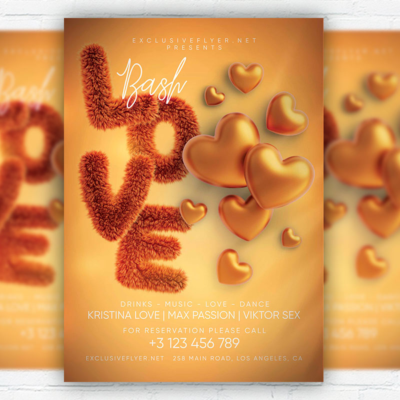 love_bash-premium-flyer-template-1.jpg Love Bash PSD Template - Image 1