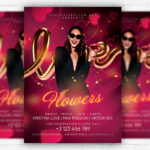 Love Flowers PSD Template