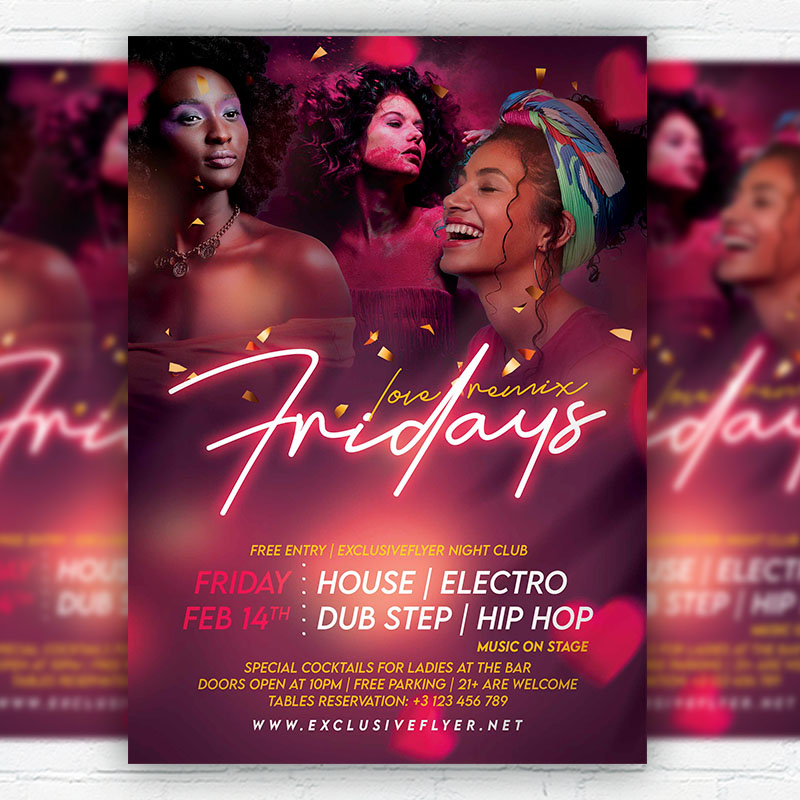 love_fridays-premium-flyer-template-1.jpg Love Fridays PSD Template - Image 1