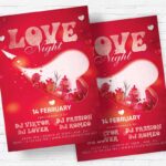 Love Night PSD Template - Image 2