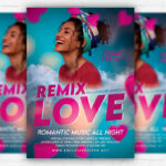 Love Remix PSD Template