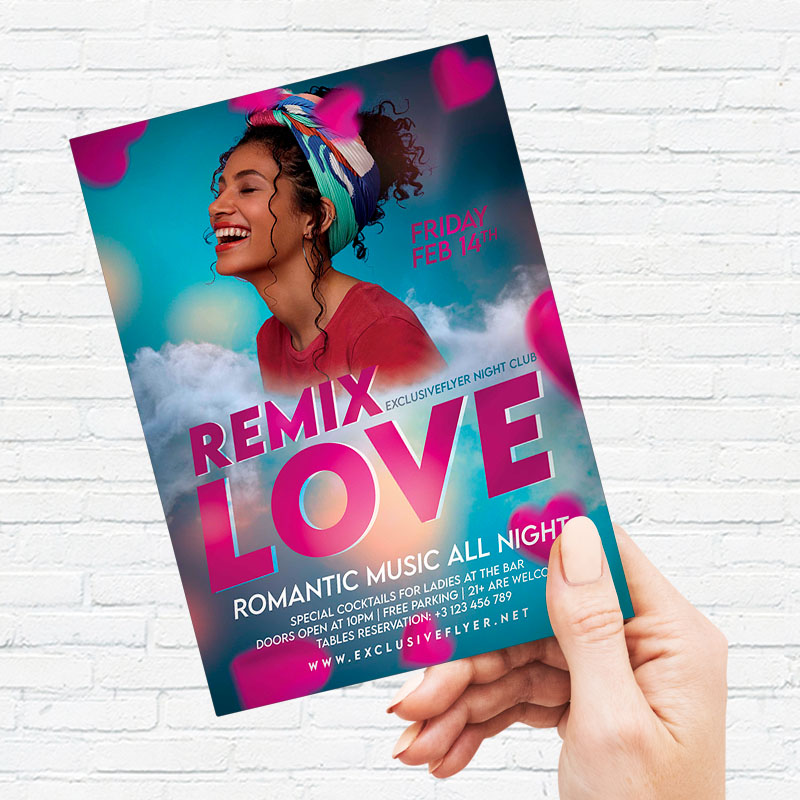 love_remix-premium-flyer-template-3.jpg Love Remix PSD Template - Image 3