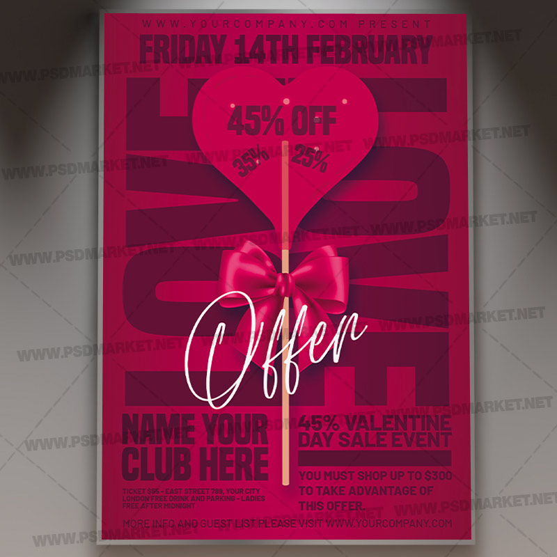 love_sale_card_printable_template_1.jpg Download Love Sale Card Printable Template 1