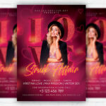 Love Struck Affair PSD Template