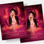 Love Struck Affair PSD Template - Image 2