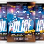Police Night - Flyer PSD Template | ExclusiveFlyer