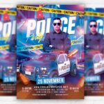 Police Party - Flyer PSD Template | ExclusiveFlyer