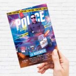 Police Party - Flyer PSD Template | ExclusiveFlyer