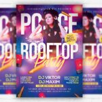 Rooftop Police Party - Flyer PSD Template | ExclusiveFlyer