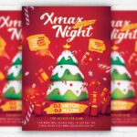Rooftop Xmas Night PSD Template