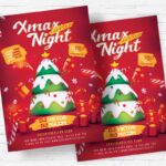 Rooftop Xmas Night PSD Template - Image 2