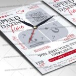 Download Speed Dating Card Printable Template 2