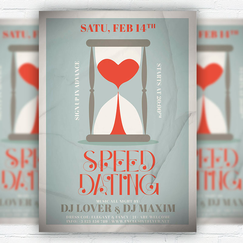 speed_dating_event-premium-flyer-template-1.jpg Speed Dating Event PSD Template - Image 1