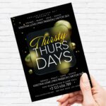 Thirsty Thursdays PSD Template - Image 3