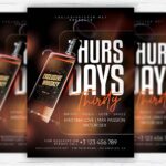 Thirsty Thursdays Night PSD Template