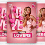 Valentine's Affair PSD Template