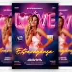 Valentine's Extravaganza PSD Template