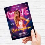 Valentine's Extravaganza PSD Template - Image 3