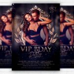 VIP Birthday Night PSD Template