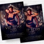 VIP Birthday Night PSD Template - Image 2