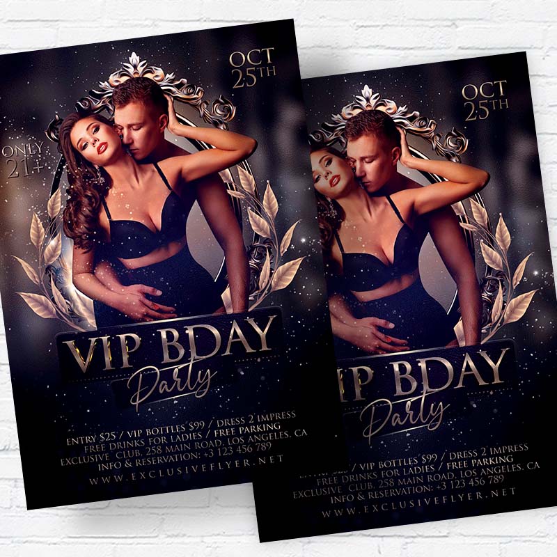 vip_birthday_night-premium-flyer-template-2.jpg VIP Birthday Night PSD Template - Image 2