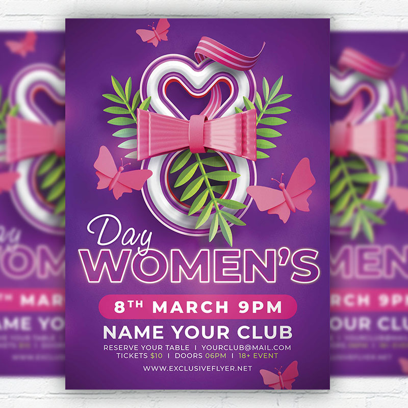 womens_day-flyer-template-1.jpg Women's Day PSD Template - Image 1