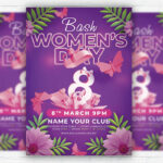 Women's Day Bash PSD Template