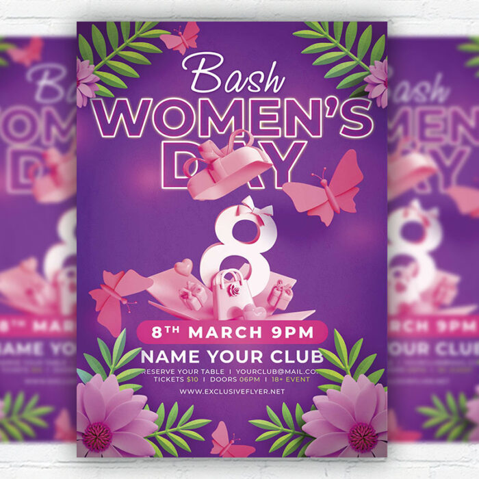 Women's Day Bash PSD Template - Image 1