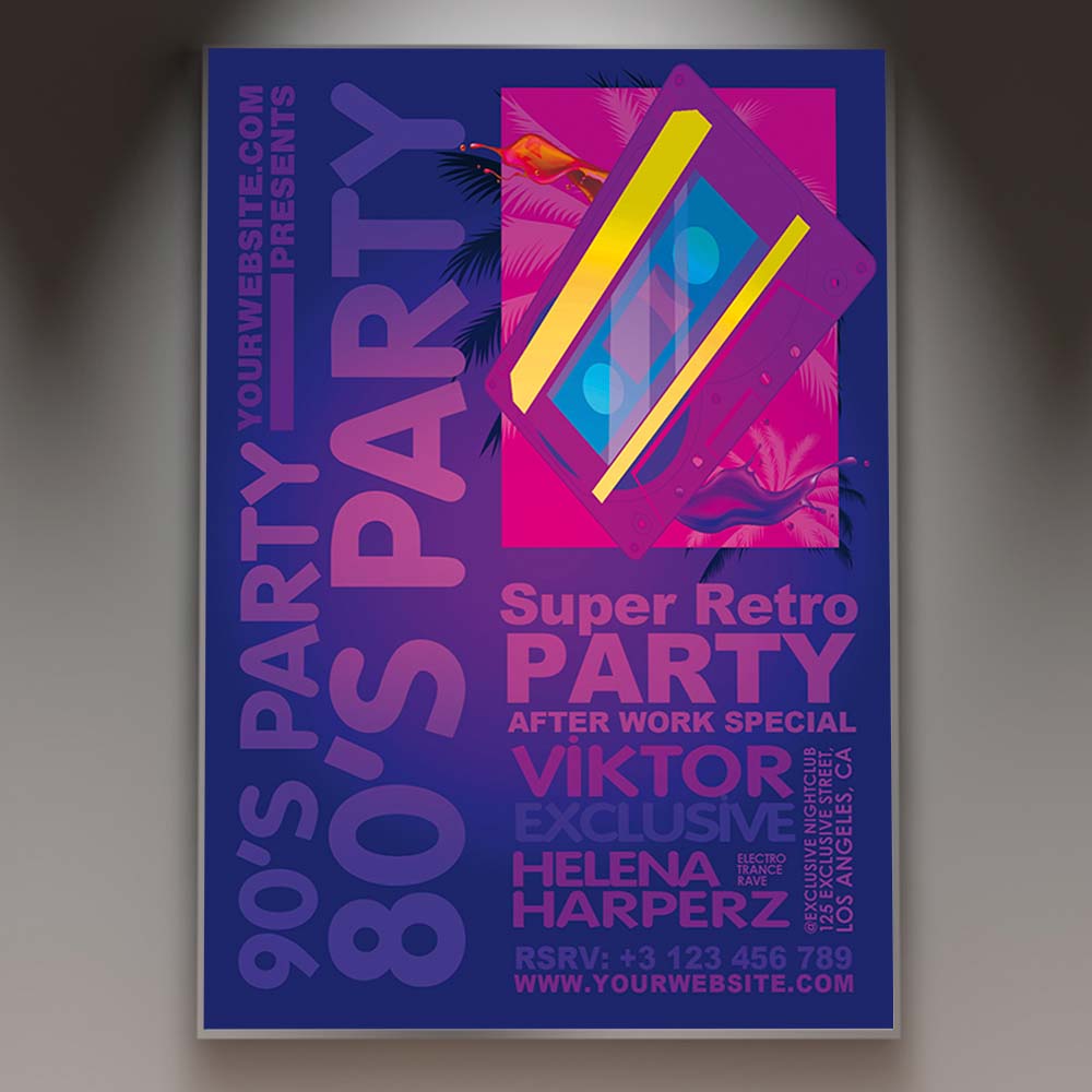 80s_90s_party_card_printable_template_1.jpg 80s 90s Party Card Printable Template - Image 1