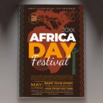 Download Africa Day Card Printable Template 1