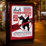 Download Anti Terrorism Day Card Printable Template 3