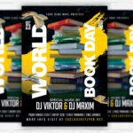 Book Day PSD Template