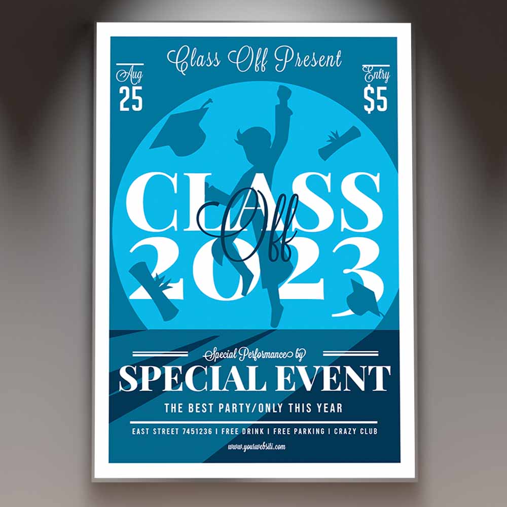 class_of_2023_event_card_printable_template_1.jpg Class of 2023 Event Card Printable Template - Image 1