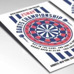 Download Darts Championship Card Printable Template 2