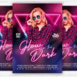 Glow In The Dark PSD Template