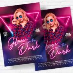 Glow In The Dark PSD Template - Image 2