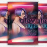 Glow Night PSD Template