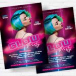 Glow Party PSD Template - Image 2