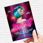 Glow Party PSD Template - Image 3