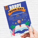 Happy Book Day PSD Template - Image 3