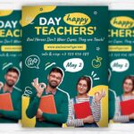 Happy Teachers' Day PSD Template