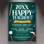 Download Happy Teachers Day Card Printable Template 1