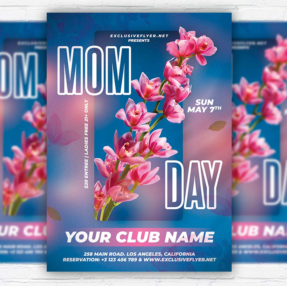 mom_day_event-flyer-template-1.jpg Mom Day Event PSD Template - Image 1