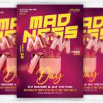 Mom Day Madness PSD Template