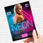 Neon Night PSD Template - Image 3