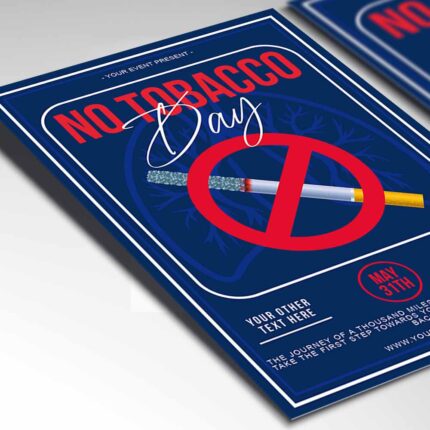 Download No Tobacco Day Card Printable Template 2