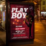 Download Playboy Event Card Printable Template 3