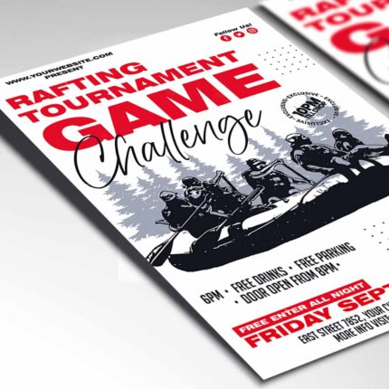 Download Rafting Tournament Card Printable Template 2